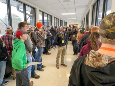 Guide helping students